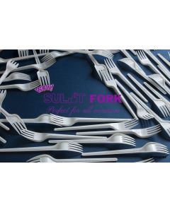 Sulit Fork | White x 25 pieces