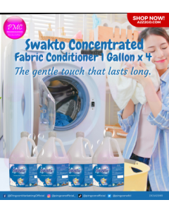 Swakto Concentrated Fabric Conditioner | 4 Gallons x 1 Case