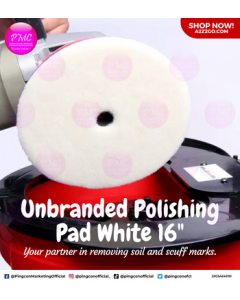 Unbranded Polishing Pad | White 16" x 1