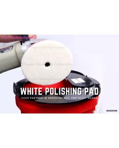 Unbranded Polishing Pad | White 16" x 1