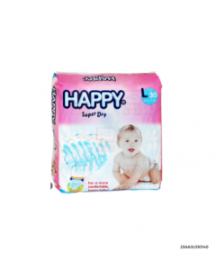 Happy Super Dry Diaper Large | 30s x 1 pack