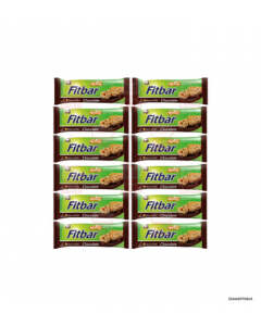 Fitbar Regular Pack Chocolate | 24g x 12