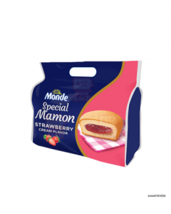 Monde Special Mamon Strawberry Cream Filling 48g x 4