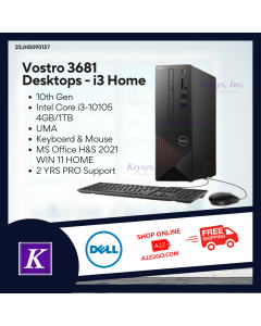 Vostro 3681 Desktops - i3 Pro