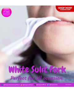 Sulit Fork | White x 25 Pieces