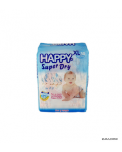 Happy Super Dry Diaper Xlarge | 30s x 1 pack