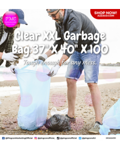 Good Quality Garbage Bag | XXL Clear 37" x 40" x 100